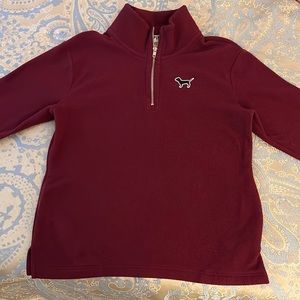 Victoria’s Secret pink quarter zip sweatshirt